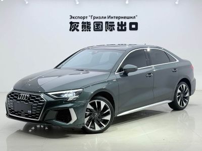Audi A3, 2023 г., зелёный, 33 000 км