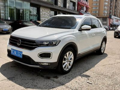 Volkswagen T-Roc, 2022 г., белый, 39 000 км Volkswagen T-Roc 2022 280TSI DSG одна ведущая ось Элита PLUS