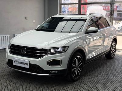 Volkswagen T-Roc, 2022 г., белый, 39 000 км Volkswagen T-Roc 2021 280TSI DSG одна ведущая ось Комфорт Чжилянь версия