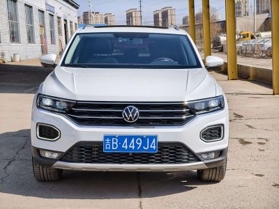 Volkswagen T-Roc, 2022 г., белый, 18 500 км Volkswagen T-Roc 2022 280TSI DSG одна ведущая ось Комфорт PLUS